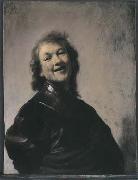 A more cheerful pose, also from ca. REMBRANDT Harmenszoon van Rijn